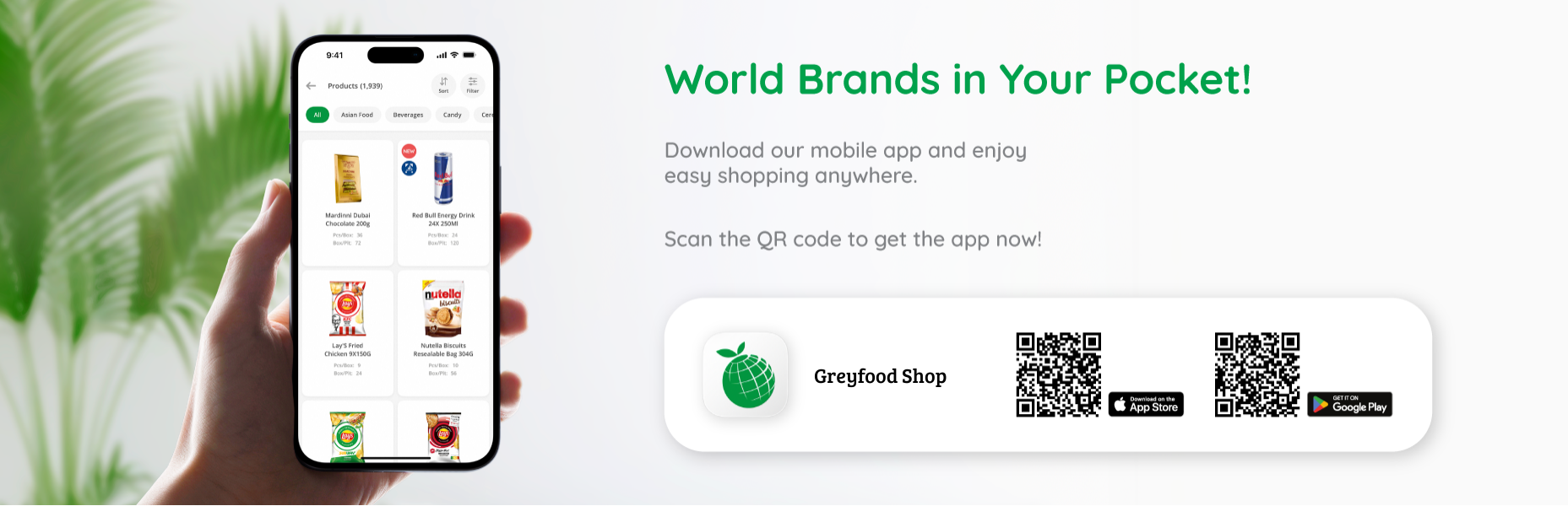 Greyfood wholesale food delivery — world-famous brands at competitive prices